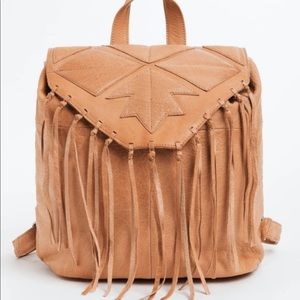 Free People Leather Backpack